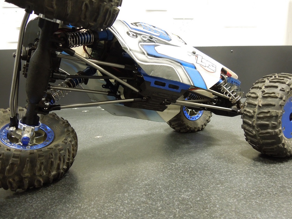 Titanium Suspension Links for Losi Crawler, Blue Monkey RC